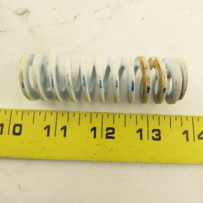 White Blue Stripe Die Spring 1/2" ID x 1" OD Wire 0.1655" Thick Lot Of 15