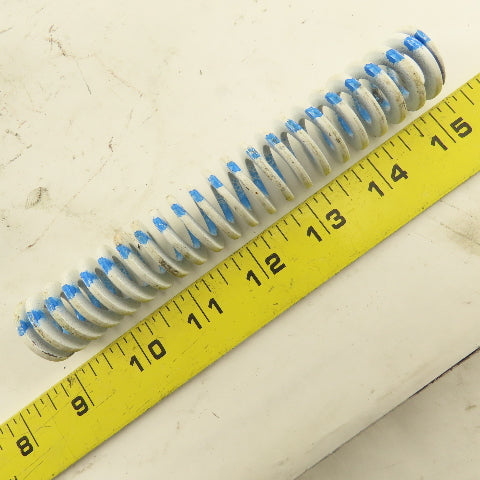 White Blue Stripe Die Spring 1/2" ID x 1" OD Wire 0.1655" Thick Lot Of 15