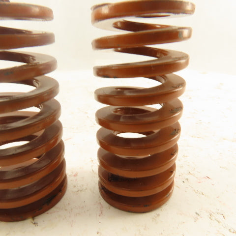 5/8" x 1-1/4" OD BROWN Die Spring 0.1295" Square Wire Lot Of 3
