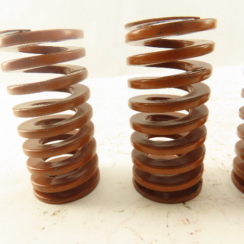 5/8" x 1-1/4" OD BROWN Die Spring 0.1295" Square Wire Lot Of 3