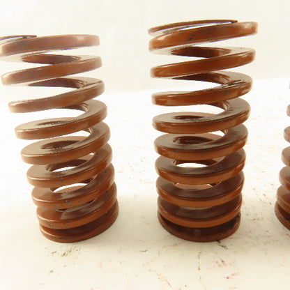 5/8" x 1-1/4" OD BROWN Die Spring 0.1295" Square Wire Lot Of 3