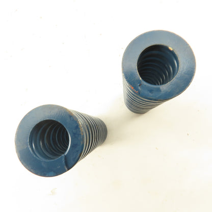 Blue Die Spring 5/8" ID x 1-1/4" OD .1570" Wire 4" Long Lot Of 2