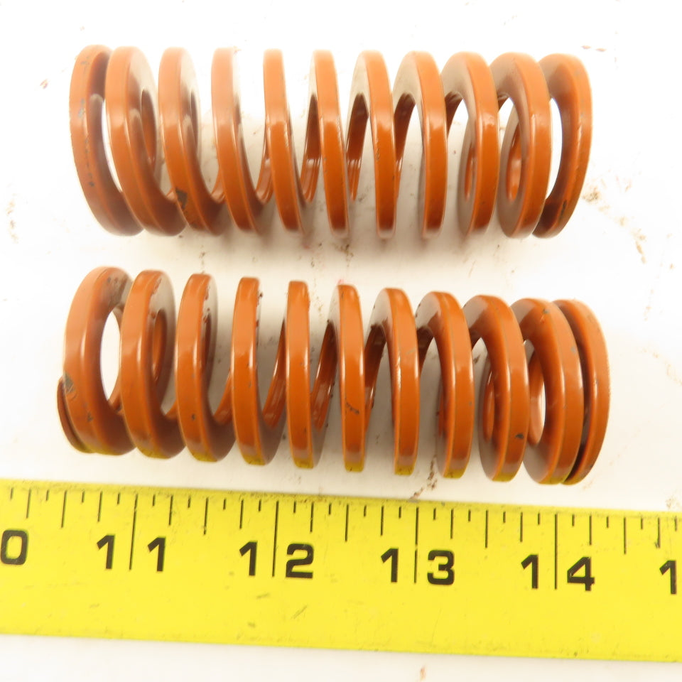Brown Die Spring 5/8" ID x 1-1/4" OD .1250" Wire 3" Long Lot Of 2