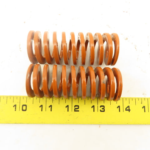 Brown Die Spring 5/8" ID x 1-1/4" OD .1250" Wire 3" Long Lot Of 2