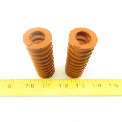 Brown Die Spring 5/8" ID x 1-1/4" OD .1250" Wire 3" Long Lot Of 2