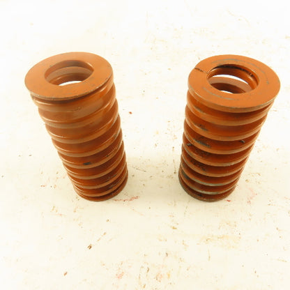 Brown Die Spring 5/8" ID x 1-1/4" OD .1250" Wire 2-1/2" Long Lot Of 2