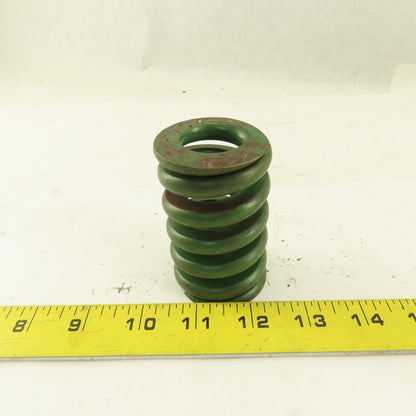 Green Die Spring 1" ID x 2" OD .3645" Round Wire 3" Long