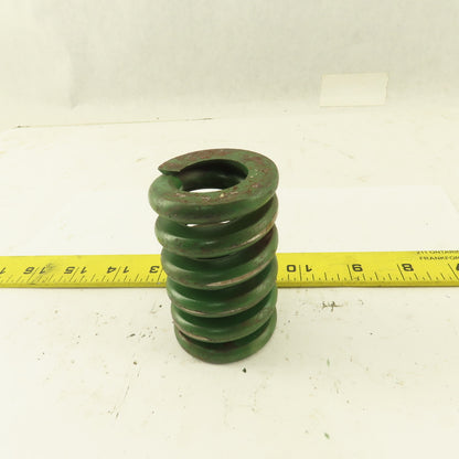 Green Die Spring 1" ID x 2" OD .3645" Round Wire 3" Long