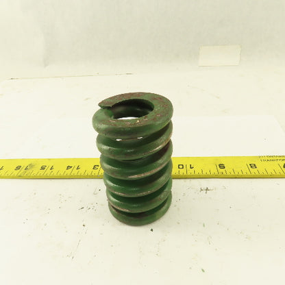 Green Die Spring 1" ID x 2" OD .3645" Round Wire 3" Long