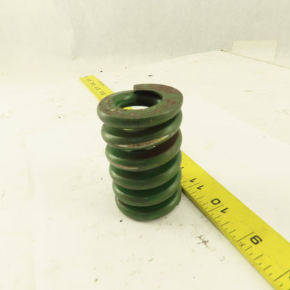 Green Die Spring 1" ID x 2" OD .3645" Round Wire 3" Long