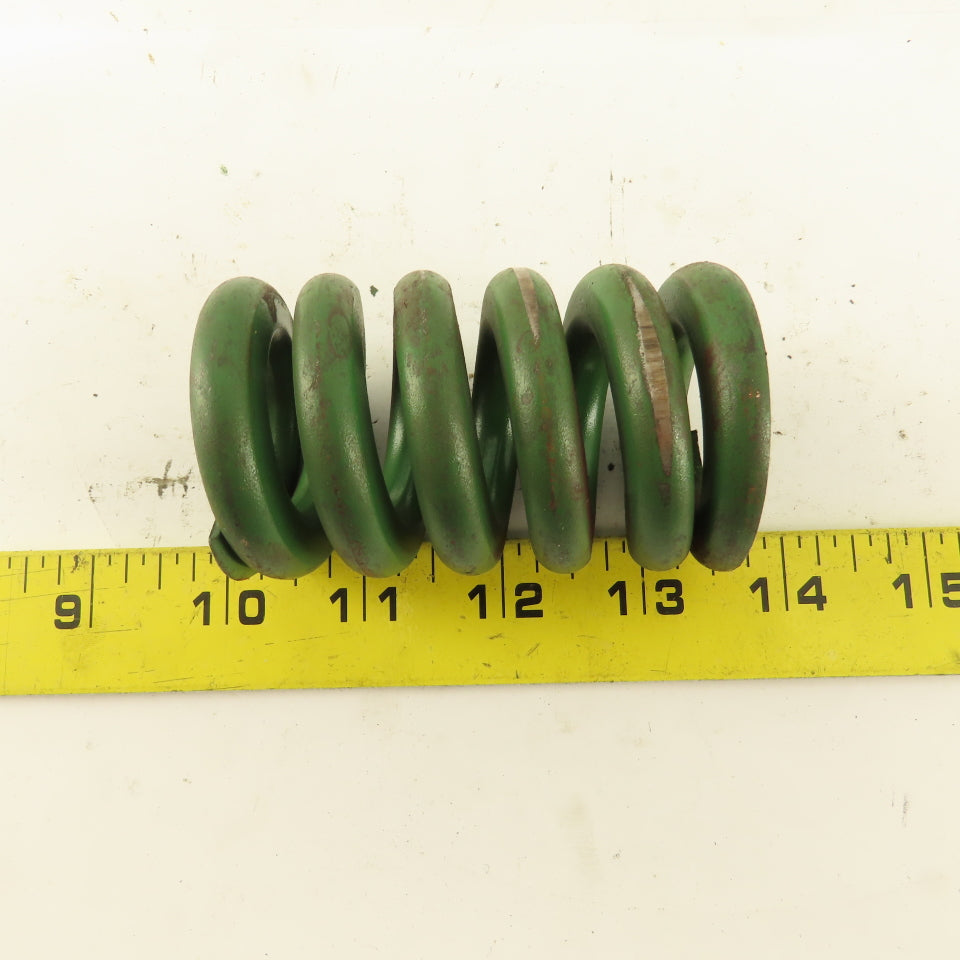 Green Die Spring 1" ID x 2" OD .3645" Round Wire 3" Long
