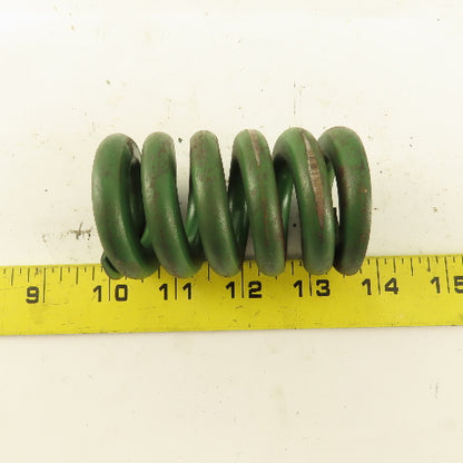Green Die Spring 1" ID x 2" OD .3645" Round Wire 3" Long