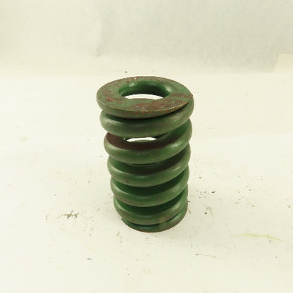 Green Die Spring 1" ID x 2" OD .3645" Round Wire 3" Long