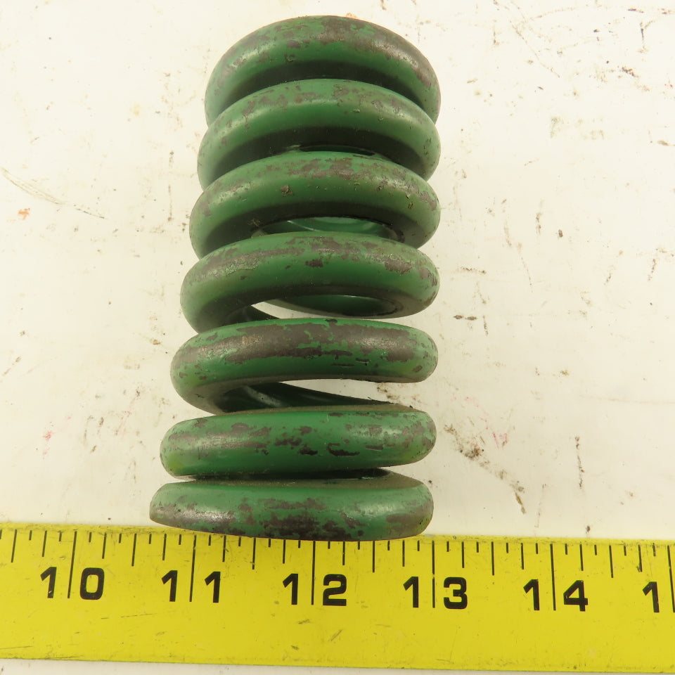 Green Die Spring 15/16" Rod x 2" OD .3675" Round Wire 3-1/2" Long