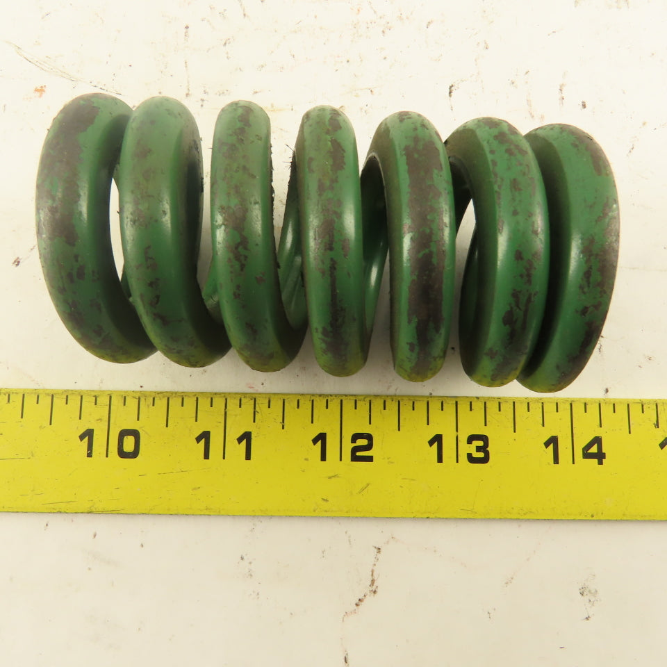 Green Die Spring 15/16" Rod x 2" OD .3675" Round Wire 3-1/2" Long