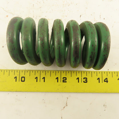 Green Die Spring 15/16" Rod x 2" OD .3675" Round Wire 3-1/2" Long