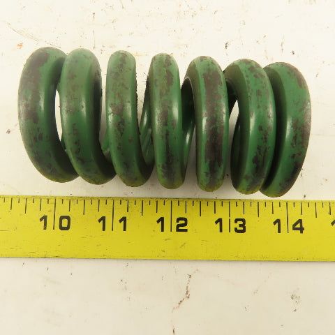 Green Die Spring 15/16" Rod x 2" OD .3675" Round Wire 3-1/2" Long