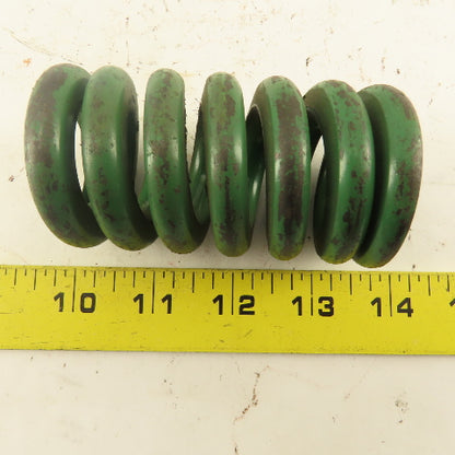 Green Die Spring 15/16" Rod x 2" OD .3675" Round Wire 3-1/2" Long