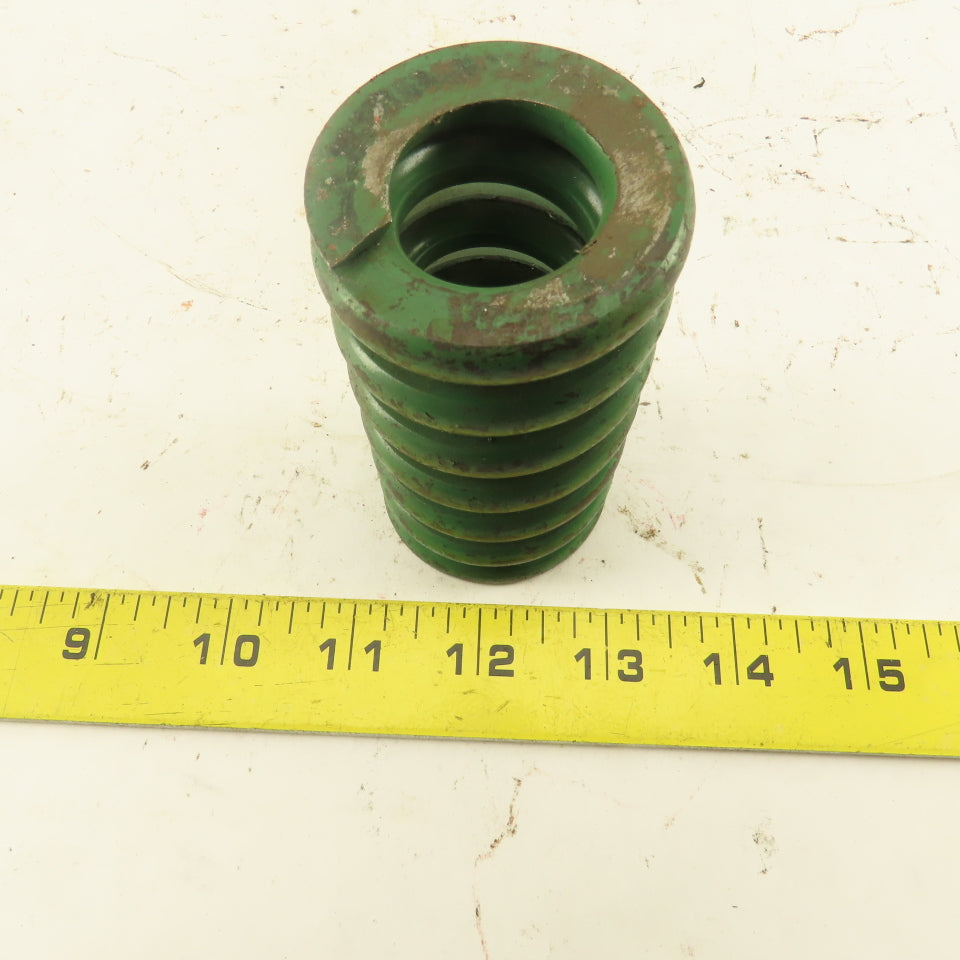Green Die Spring 15/16" Rod x 2" OD .3675" Round Wire 3-1/2" Long