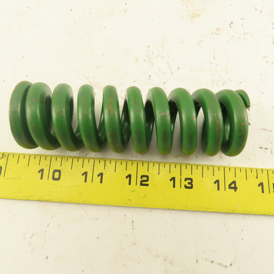Green Die Spring 11/16" Rod x 1-1/2" OD .2900" Round Wire 4-1/2" Long