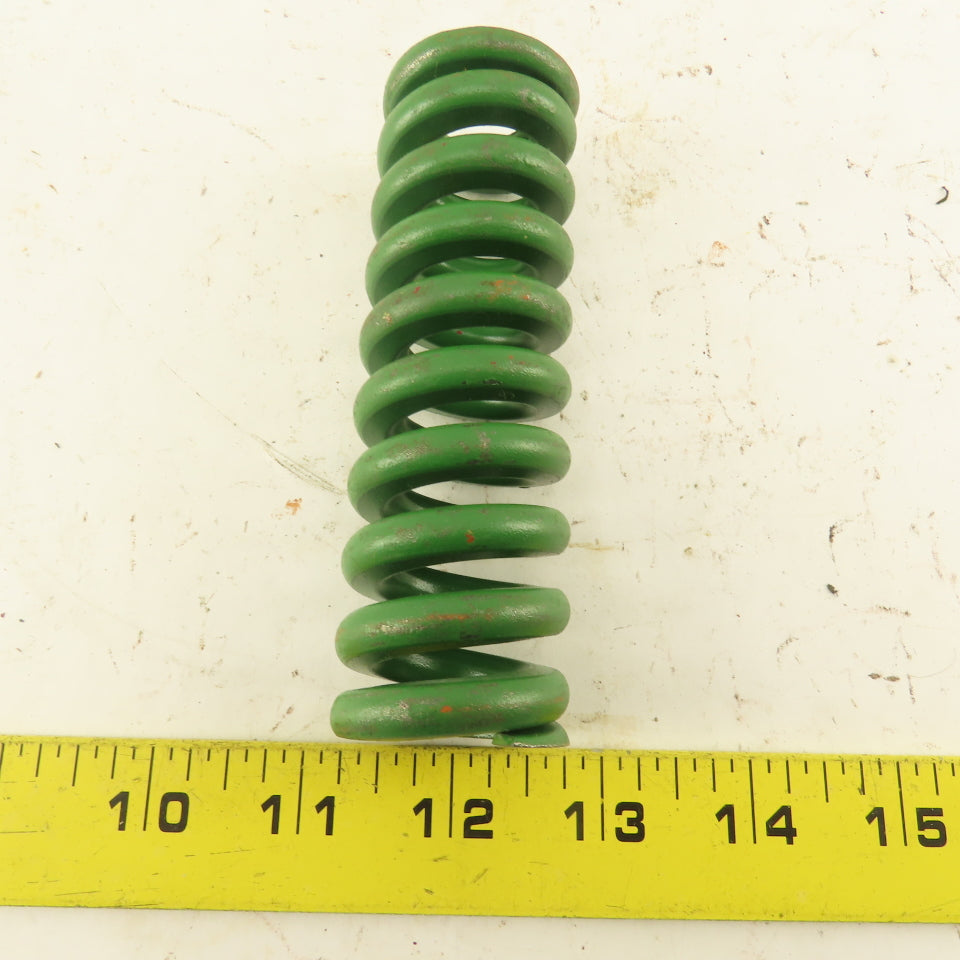 Green Die Spring 11/16" Rod x 1-1/2" OD .2900" Round Wire 4-1/2" Long