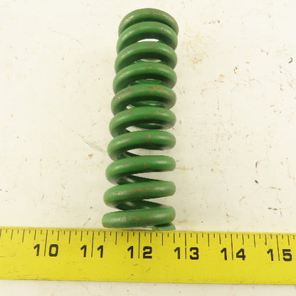 Green Die Spring 11/16" Rod x 1-1/2" OD .2900" Round Wire 4-1/2" Long