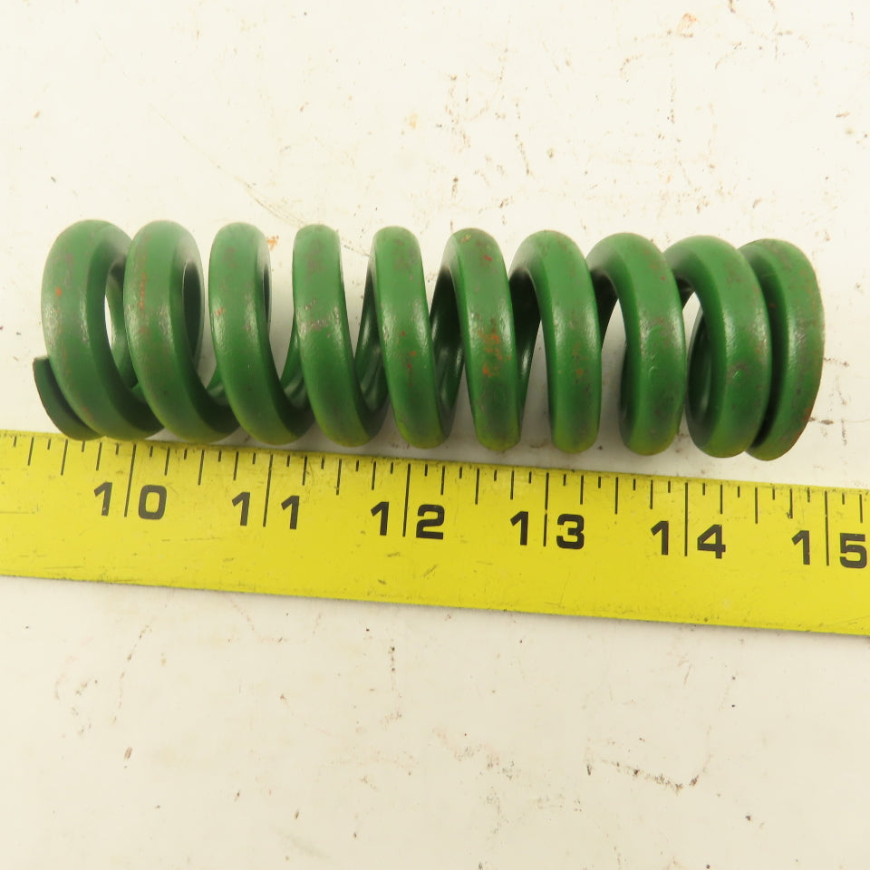 Green Die Spring 11/16" Rod x 1-1/2" OD .2900" Round Wire 4-1/2" Long