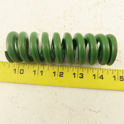 Green Die Spring 11/16" Rod x 1-1/2" OD .2900" Round Wire 4-1/2" Long