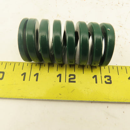 Green Black Stripe Die Spring 1/2" ID x 1-1/4" OD  2" Long