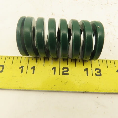 Green Black Stripe Die Spring 1/2" ID x 1-1/4" OD  2" Long