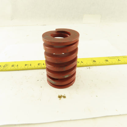 Red Die Spring 7/8" ID x 2" OD  0.300 Square Wire 3" Long