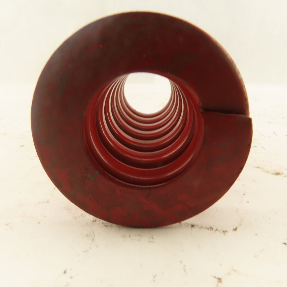 Red Die Spring 7/8" ID x 2" OD  0.300 Square Wire 3-1/2" Long