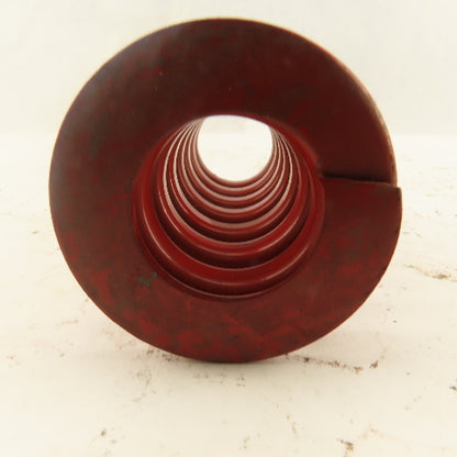 Red Die Spring 7/8" ID x 2" OD  0.300 Square Wire 3-1/2" Long