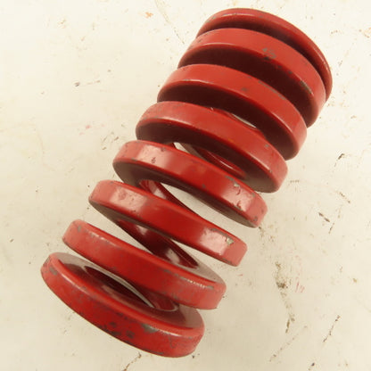 Red Die Spring 7/8" ID x 2" OD  0.300 Square Wire 3-1/2" Long
