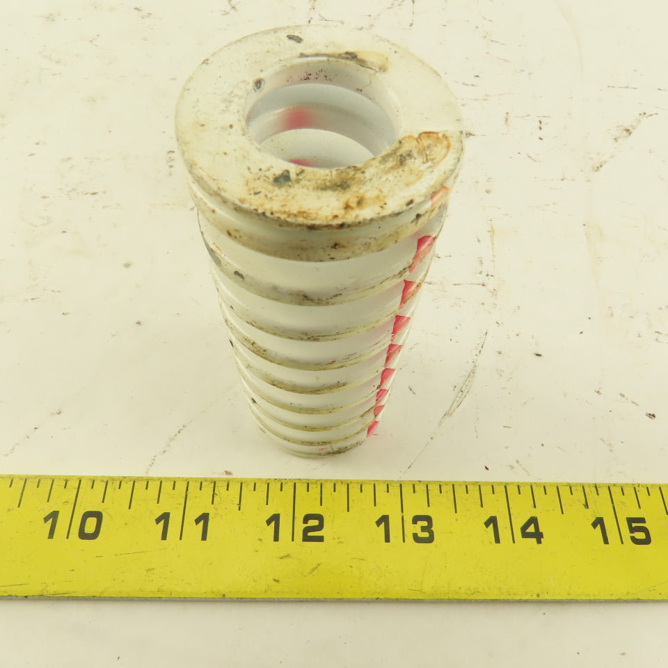 White Red Die Spring 5/8" ID x 1-1/2" OD  0.1825 Square Wire 3" Long