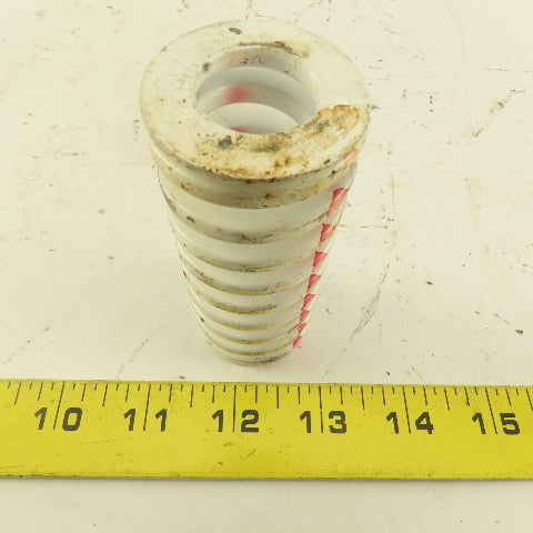 White Red Die Spring 5/8" ID x 1-1/2" OD  0.1825 Square Wire 3" Long