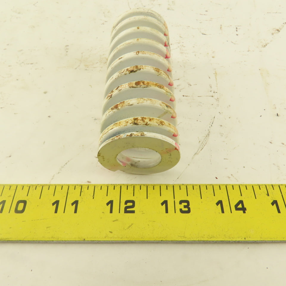 White Red Die Spring 5/8" ID x 1-1/2" OD  0.1825 Square Wire 3" Long