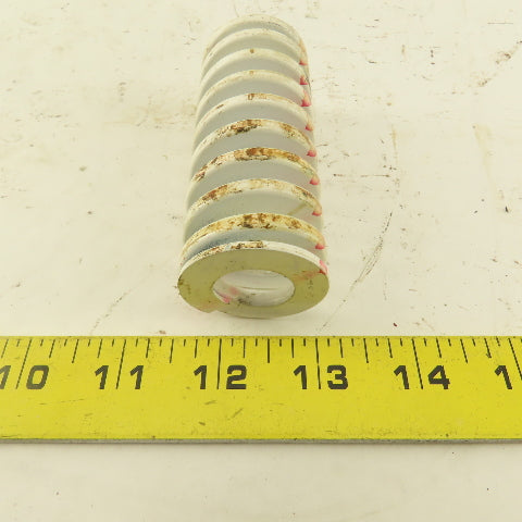 White Red Die Spring 5/8" ID x 1-1/2" OD  0.1825 Square Wire 3" Long