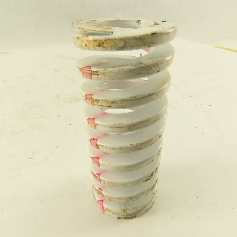 White Red Die Spring 5/8" ID x 1-1/2" OD  0.1825 Square Wire 3" Long