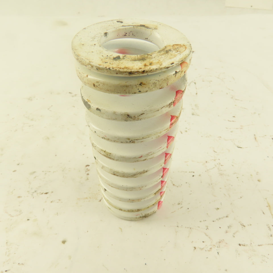 White Red Die Spring 5/8" ID x 1-1/2" OD  0.1825 Square Wire 3" Long