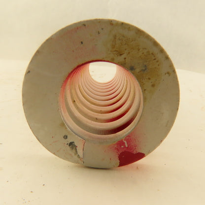 White Red Die Spring 7/8" ID x 2" OD  0.2195 Square Wire 4-1/2" Long