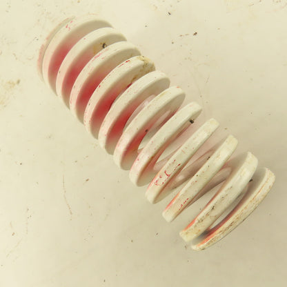 White Red Die Spring 7/8" ID x 2" OD  0.2195 Square Wire 4-1/2" Long