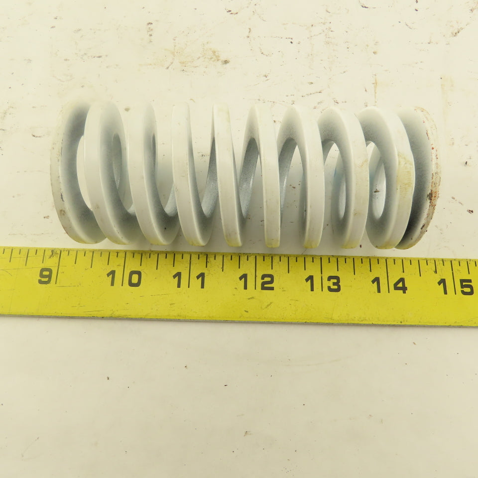White Blue Die Spring 7/8" ID x 2" OD  0.1990 Square Wire 4-1/2" Long