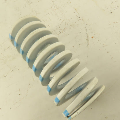White Blue Die Spring 7/8" ID x 2" OD  0.1990 Square Wire 4-1/2" Long
