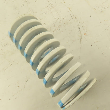 White Blue Die Spring 7/8" ID x 2" OD  0.1990 Square Wire 4-1/2" Long