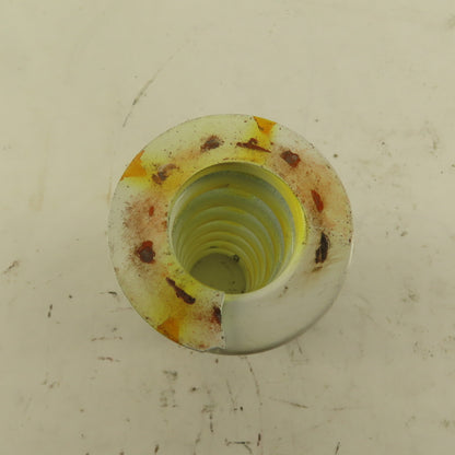 White Yellow Die Spring 7/8" ID x 2" OD  0.282 Square Wire 4" Long