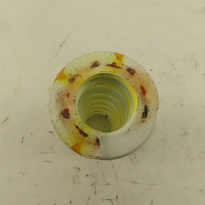 White Yellow Die Spring 7/8" ID x 2" OD  0.282 Square Wire 4" Long