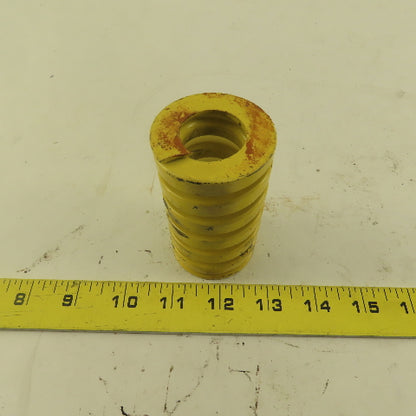 Yellow Die Spring 7/8" ID x 2" OD .3675" Wire 3-1/2" Long