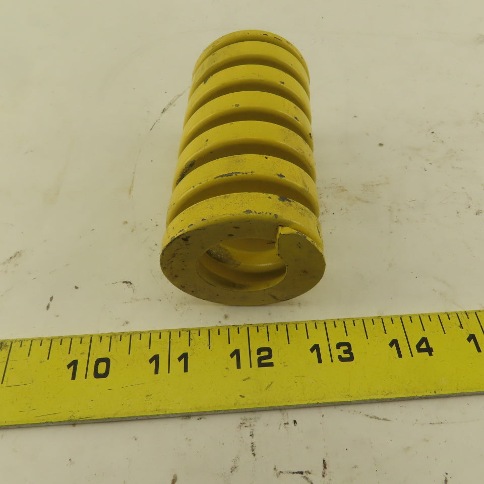 Yellow Die Spring 7/8" ID x 2" OD .3675" Wire 3-1/2" Long