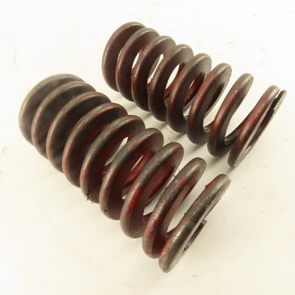 Red Die Spring 15/16" ID x 2" OD 0.250" Wire 4" OAL Lot Of 2